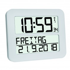 TFA 60.4512.02 'Time Line MAX' Rádiom riadené hodiny na stenu 258x212 mm