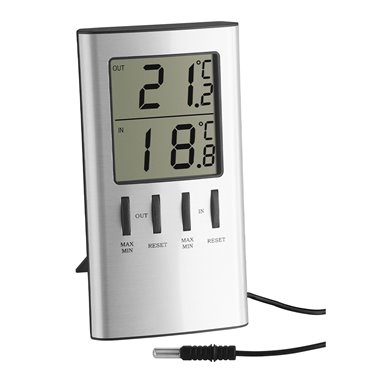 TFA 30.1027 - digital indoor-outdoor thermometer with long probe