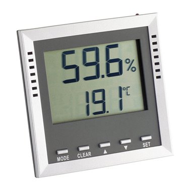 TFA 30.5010 Klima Guard - digitálny teplomer s vlhkomerom a meraním rosného bodu