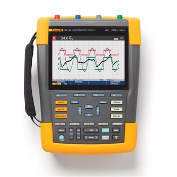 Fluke 190-104-III/S - 100MHz quad channel scopemeter with SCC accessories