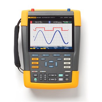 Fluke 190-202-III/S - 200MHz dual channel scopemeter with SCC accessories