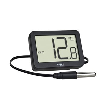 TFA 30.1065.01 - Digital indoor-outdoor thermometer (black)