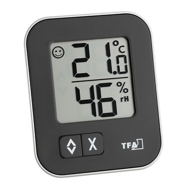 TFA 30.5026.01 MOXX - Digital thermo-hygrometer (black)