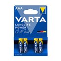 Varta Longlife Power AAA 4PK - 1,5V AAA batérie (balenie 4ks)