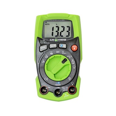 Elma 6100EVSE multimeter with BT and CP EVSE readout